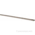 316 ROPE DE VIEUX en acier inoxydable 1x19 4,76 mm